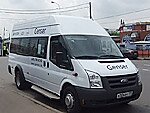 Бесплатный автобус Genser в пункт аренды автомобилей АрендаАвто-еск на Новорязанском шоссе